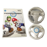 Mario Kart Wii +  Wii Wheel Volante Original