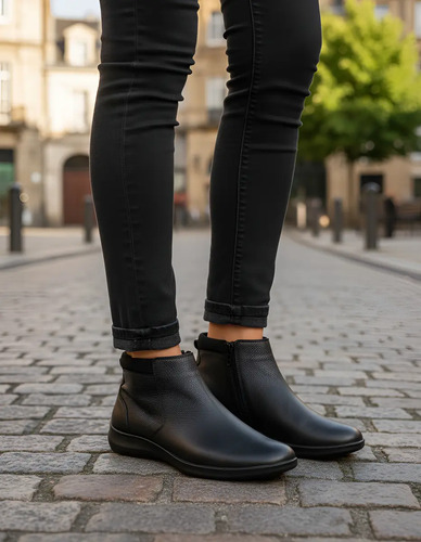 Flexi Bota Tipo Hikking Para Mujer 97513-1
