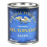 Oil Based Gel Topcoat, 1 Quart, Satin