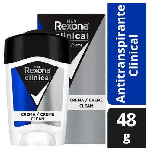 Rexona Antistranspirante Barra Clininal Men 48g - Pack X 3