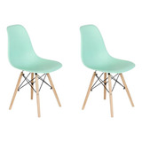 Pack 2 Sillas Eames Menta 