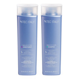  Kit Shampoo Y Acondicionador Tec Italy Omni Restore 300 Ml