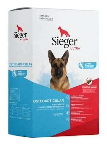 Alimento Sieger Ultra Osteoarticular Perro Adulto Todos Los Tamaños En Bolsa X 1,5 kg