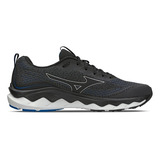 Tênis Masculino Mizuno Wave Way 3 Chumbo