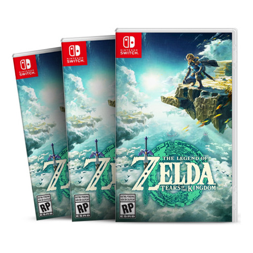 Combo Com 3 The Legend Of Zelda Tears Of The Kingdom Switch