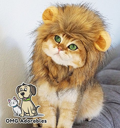 Omg Adorables Lion Mane Costume Para Gato