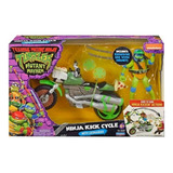 Tortugas Ninja Set Muñeco Con Vehiculo New Ar1 83430 Ellobo