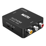 Rca A Hdmi, Gana 1080p Mini Rca Compuesto Cvbs Av A Hdmi Ada