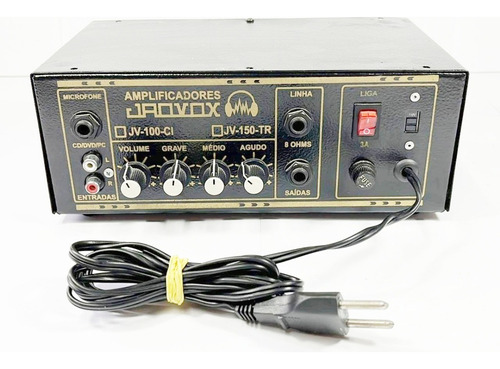 Amplificador Jaovox Jv-100-ci Ref.03 - ( Com Defeito )