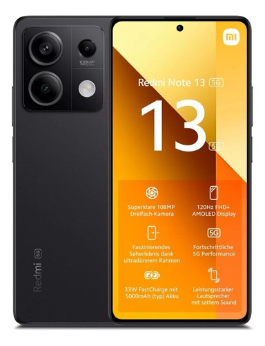 Smartphone Redmi Note 13 5g 256gb 8gb Ram Global + Nfc