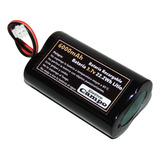 Batería Recargable Para Bocina 3.7v De 6000mah Litio 18650