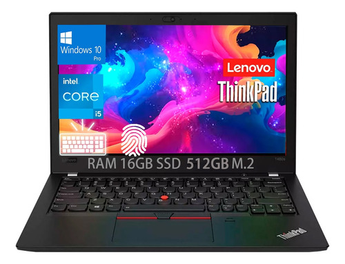 Lenovo Thinkpad T480s 14 Core I5-8350u 16gb Ram, 512gb Ssd