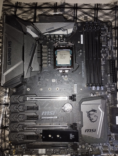 Combo Board Msi Z370 M5 Y Procesador Intel I3 8100, 16gb Ram