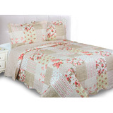 Colcha Floral Doble Vista, King Size. Dormireal