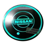 Par De Porta Vasos De Luz Led Recargable Logo Nissan