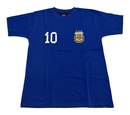 Remera Algodon Messi Seleccion Argentina Afa Tres Estrellas