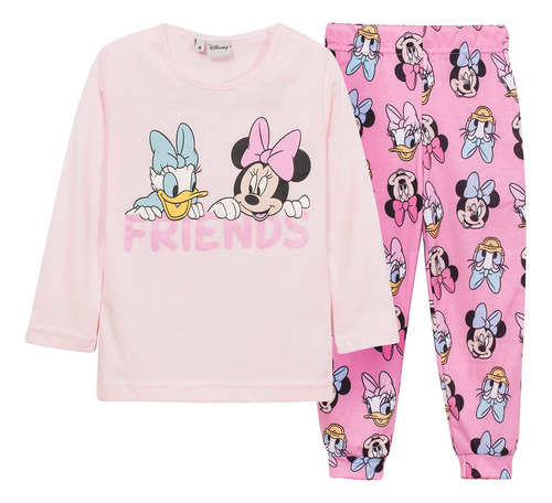 Pijama Niñas Manga Larga Minnie Mouse Licencia Disney®