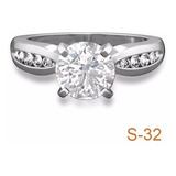 Anillo Compromiso .45ct Diamante Natural Color G,pureza Vs1