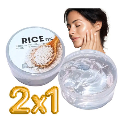 Exfoliante De Arroz Acido Hialuronico Aclarante Bioaqua Tipo De Piel Normal