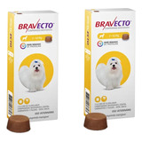 2 Bravecto Antipulgas  E Carrapatos 2kg - 4,5kg Msd Original