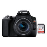 Camara Canon Eos Rebel Sl3+kit 18 55mm 24mp 4k Wi-fi+ 32gb
