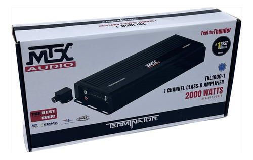 Amplificador Mini 1 Canal 2000w Rms Mtx Terminator Tnl1000-1