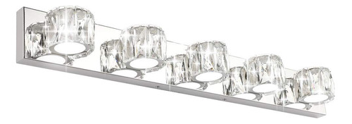 Aipsun 5 Luces De Cristal Para Tocador, Luces Led Modernas P