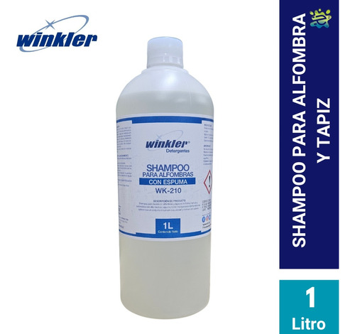 Shampoo Para Alfombras Y Tapiz Concentrado 1 Litro - Winkler