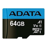Tarjeta De Memoria Adata Ausdx64guicl10a1-ra1  Premier Con Adaptador Sd 64gb