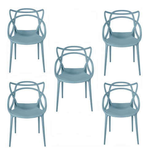 Kit 5 Cadeira De Jantar Allegra Top Chairs Promoção