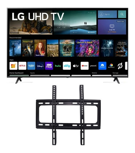 Smart Tv LG 50'' 4k 2160p + Soporte De Pared 50uq7070zue