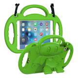 Funda Para iPad Mini 5 4 3 2 1con Correa Asa Y Soporte Verde