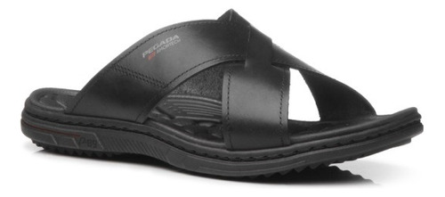 Chinelo Masculino Tiras X Comfort Pegada Original Couro C/nf