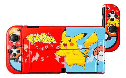 Nintendo Switch Oled Pokémon Pikachu Psyduck Protect Joy Con