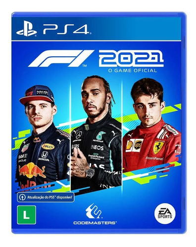 F1 2021 - Fórmula 1 21 - Ps4 - Mídia Física Português