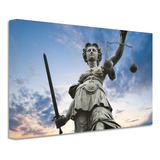 Cuadro Justicia Derecho Canvas Grueso Cly4 90x60