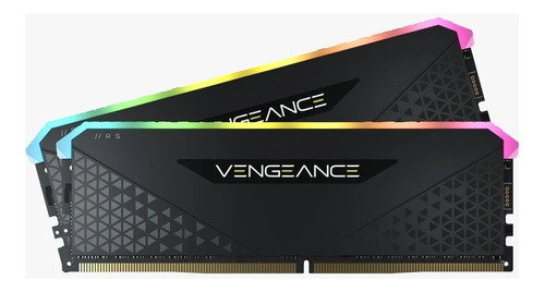 Memoria Ram Vengeance Rgb Rs Gamer Color Negro 32gb 2 Corsair Cmg32gx4m2c3200c18