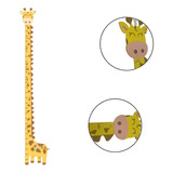 Régua Medidora De Criança Girafa Decoração Infantil Quartos