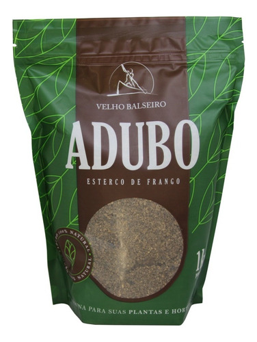  Velho Balseiro Adubo Orgânico Esterco (cama) De Frango Puro 1 Kg