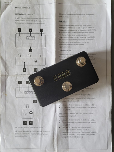 Midi3 - Pedal Midi Line 6 Hx Stomp