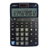 Calculadora De Mesa 968-12 - Truly Cor Preta
