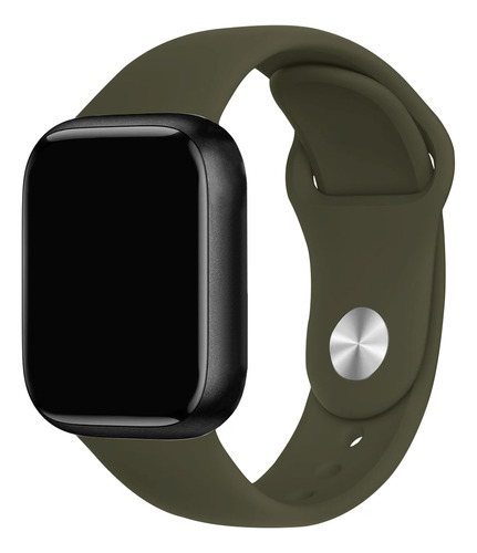 Pulseira Lisa Esportiva Compatível Com Applewatch 38mm 45mm