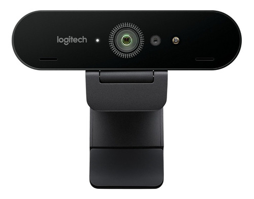 Webcam Logitech Brio 4k Hd Pro Video Colaboracion Color Negro