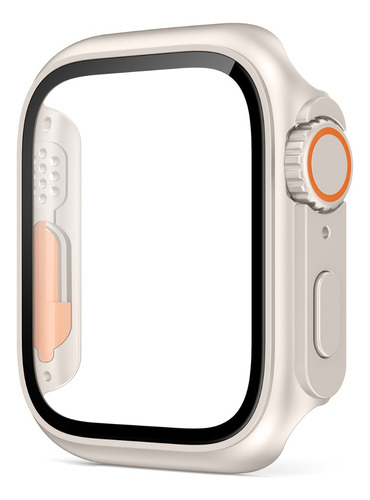 Carcasa + Cristal Para Apple Watch Series 8 7 Se 6 5 A Ultra