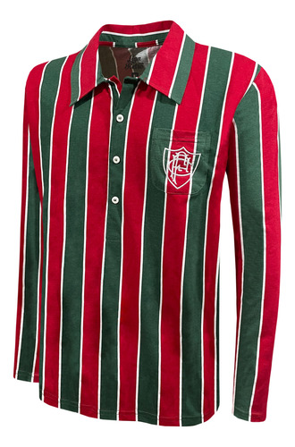 Camisa Liga Retrô Fluminense 1906 Manga Longa