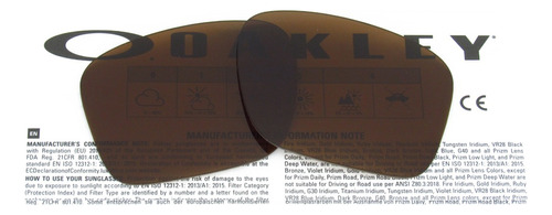 Holbrook Xl - Micas Polarizadas Remplazo Dark Bronze