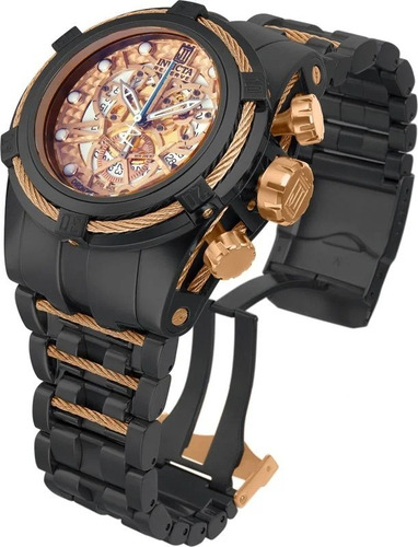 Relógio Invicta Zeus Bolt Skeleton 14429 Black 100% Original