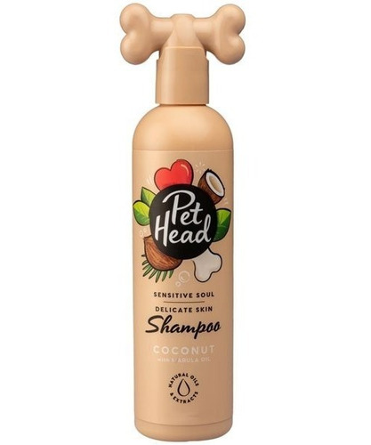 Shampoo Pet Head Para Perro Natural Sensitive Coco Avena