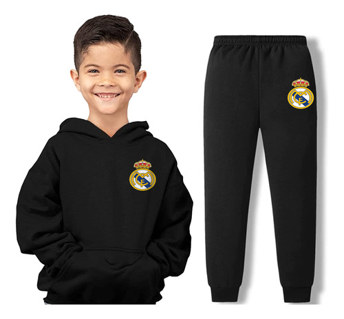 Conjunto Buzo Y Pantalón Para Niño / Real Madrid / Uefa