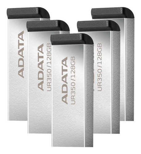 Kit 5 Memoria Usb Resistente 128gb Adata Ur350 